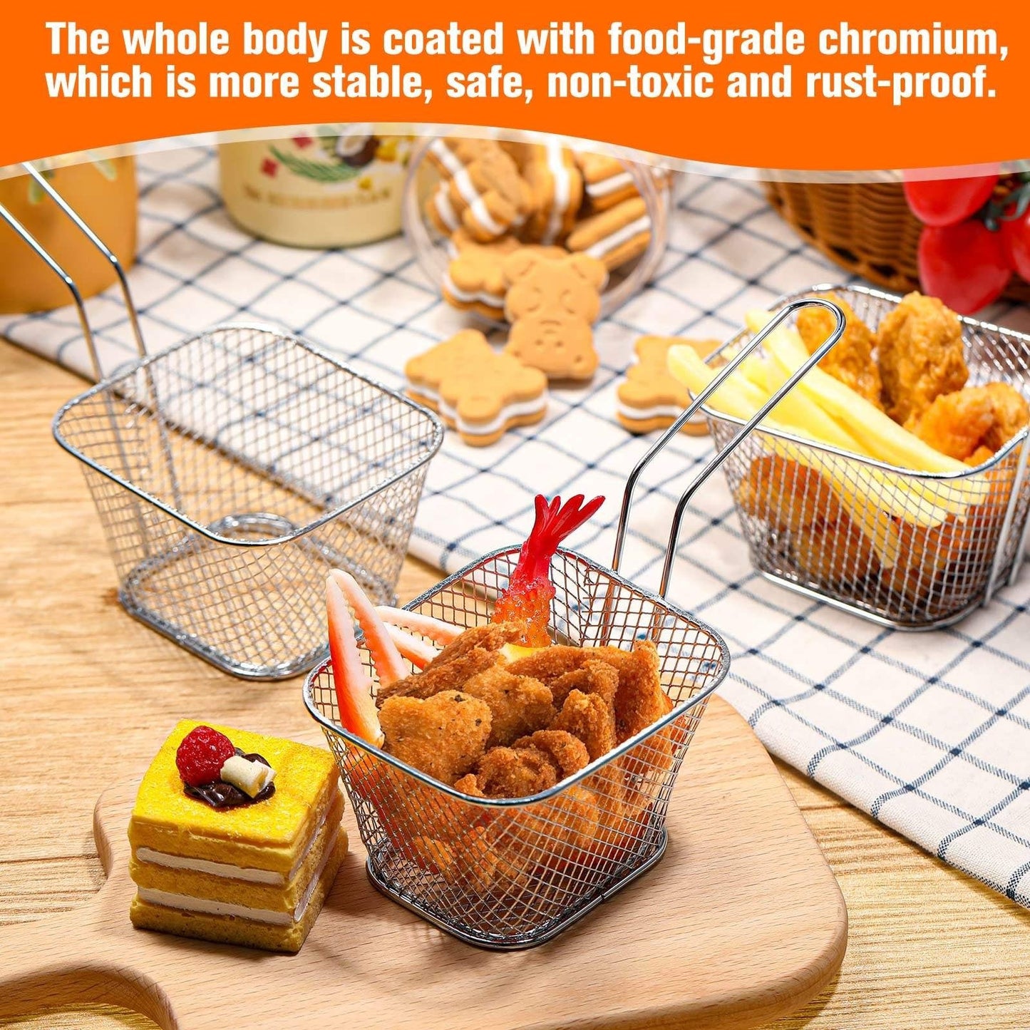 Stainless Steel Deep Fry Basket