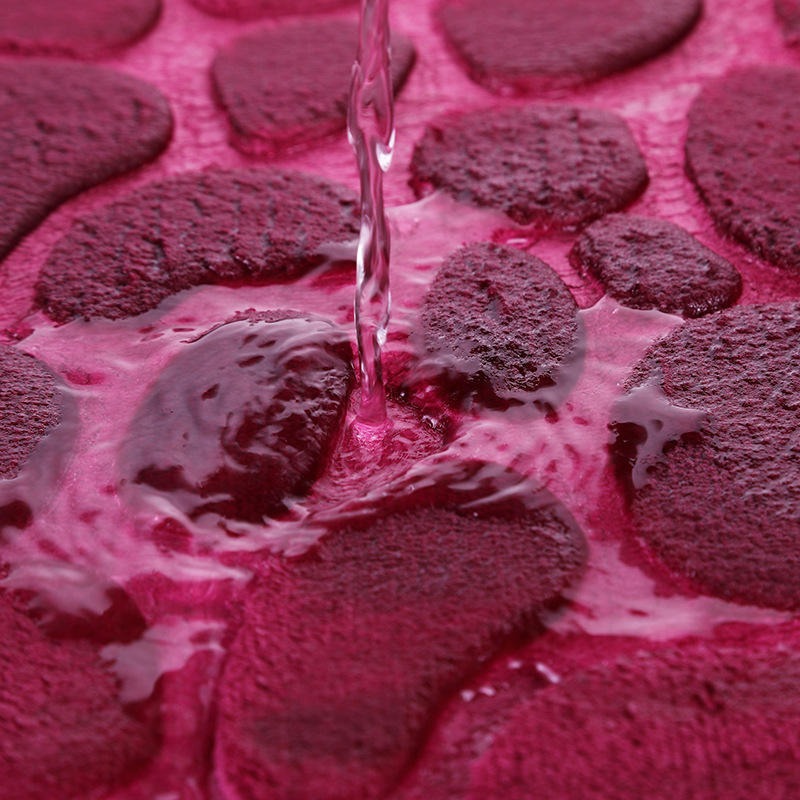 Cobblestone Embossed Bathroom Bath Mat (40 x 60cm)