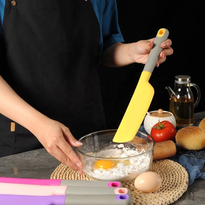 Extra Large Silicone Cream Baking Scraper Non Stick Butter Spatula