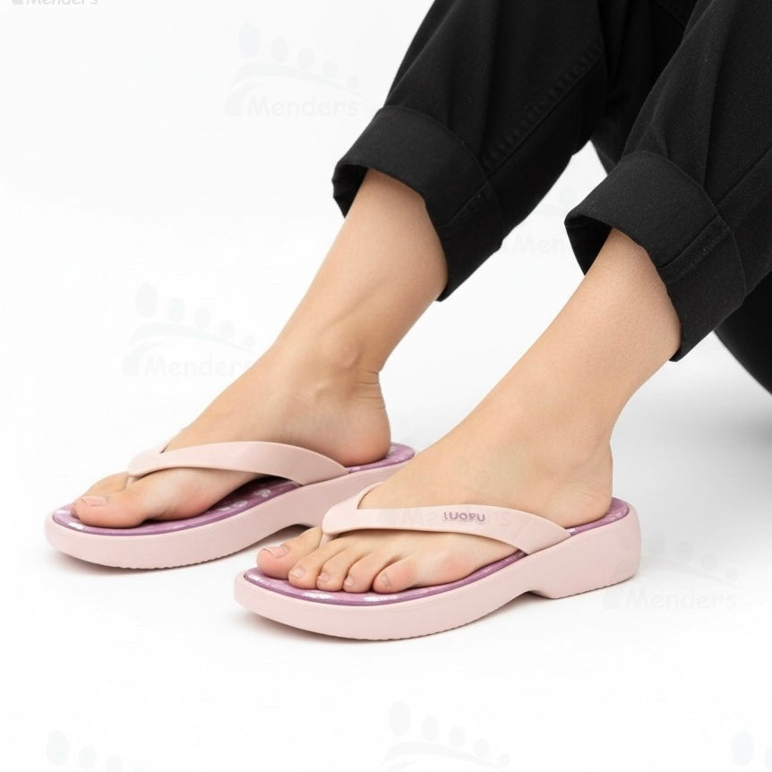 Women Floral Comfort Flip Flop Sandals(SIZE :36 & 40)