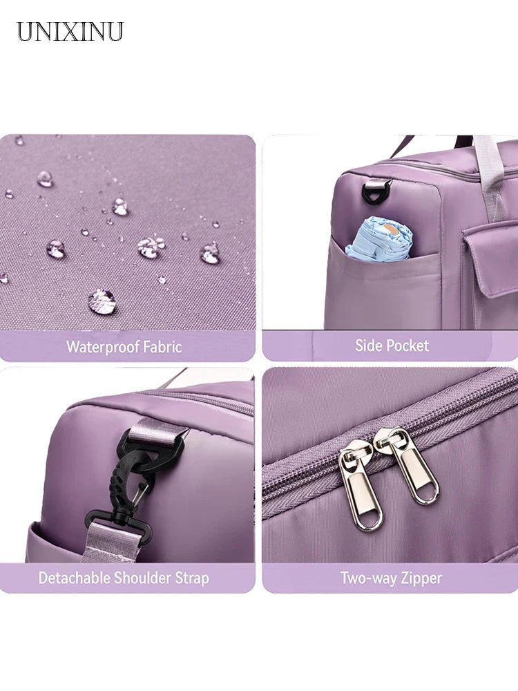 Large Capacity Waterproof Fitness And Travel luggage Handbag