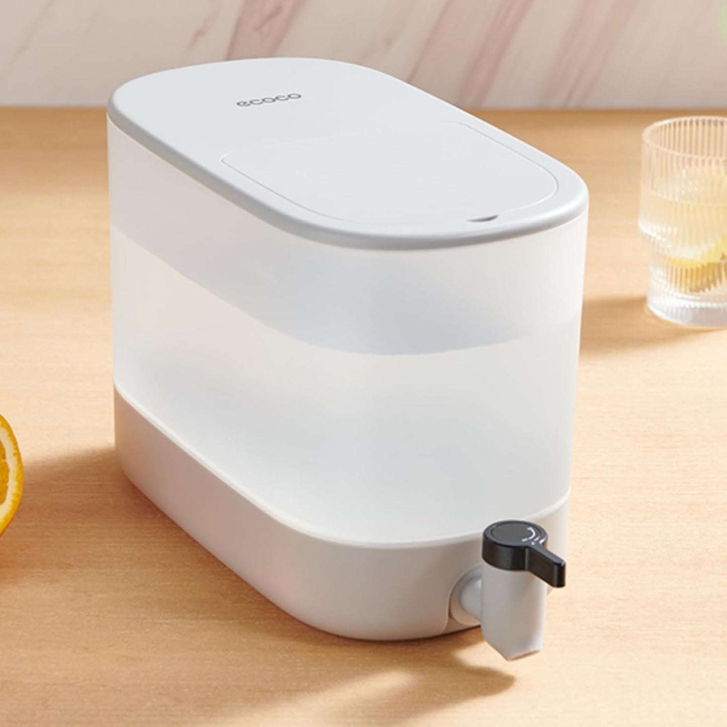 ECOCO LARGE CAPACITY FRIDGE WATER JUG – FAUCET DISPENSER FOR JUICE TEA & COLD DRINKS 4L