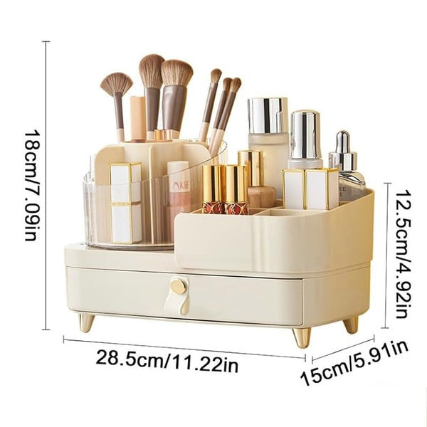 Multifunctional Desktop Rotating Cosmetics Organizer