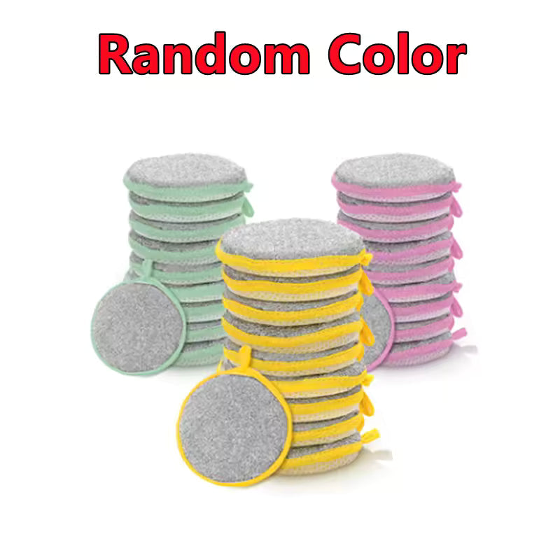 New Arrival Double Side Sponge Dishwashing Reusable Washable Cleaning Tools Kitchen Sponges for Washing Dishes Tableware Brush ( Pak of 4 )