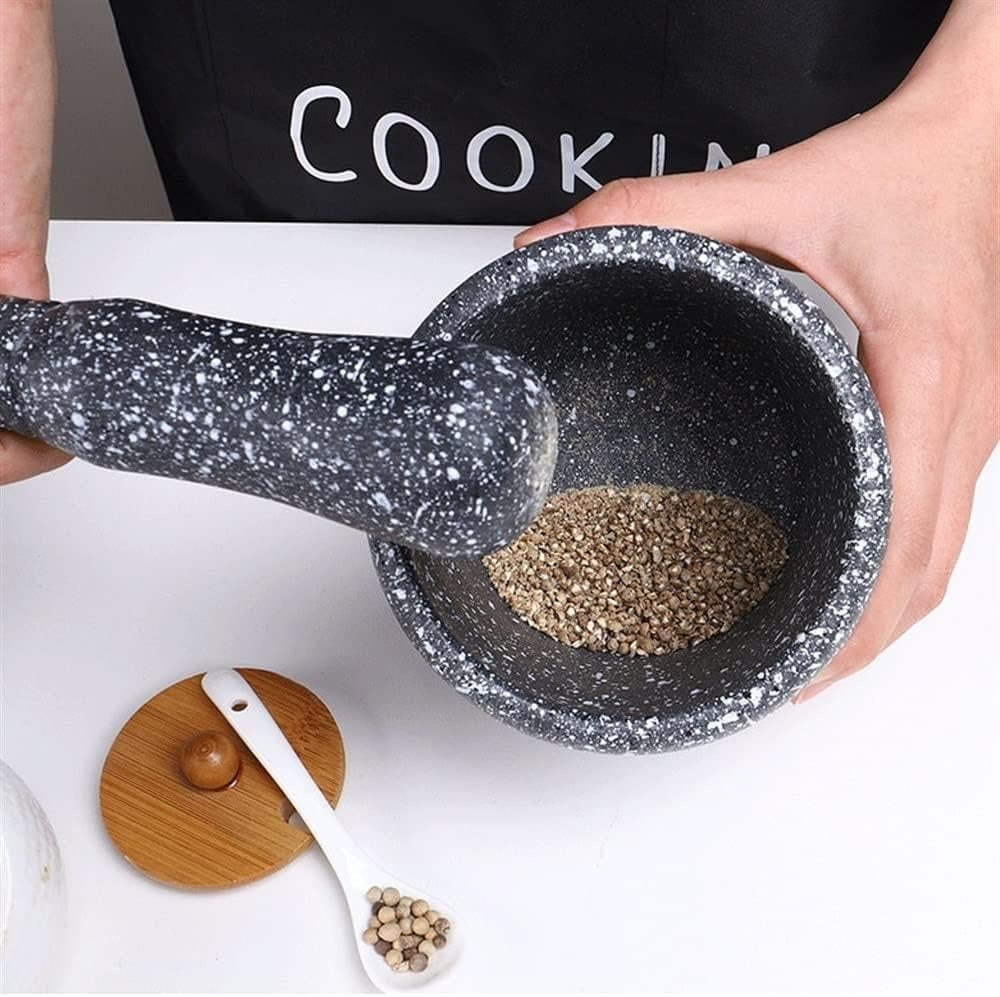 Small Stone Mortar & Pestle – Hawan Dasta Spice Grinder for Kitchen & Traditional Use