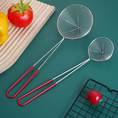 Long Handle Fry Strainer, Long Handle Skimmer, Oil Strainer Spoon