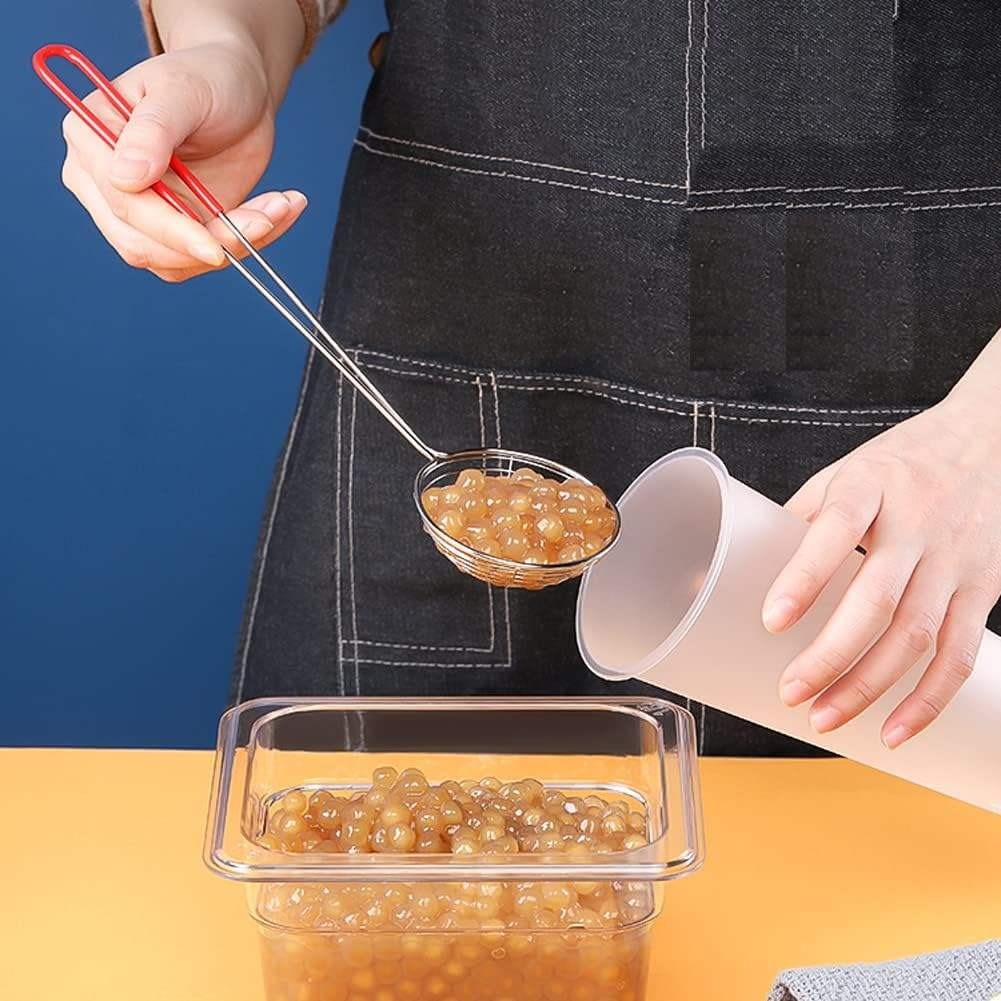 Long Handle Fry Strainer, Long Handle Skimmer, Oil Strainer Spoon