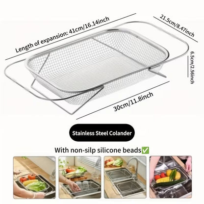 Stainless Steel Colander Strainer Basket