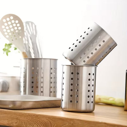 2PC Stainless Steel Cutlery Storage Organizer