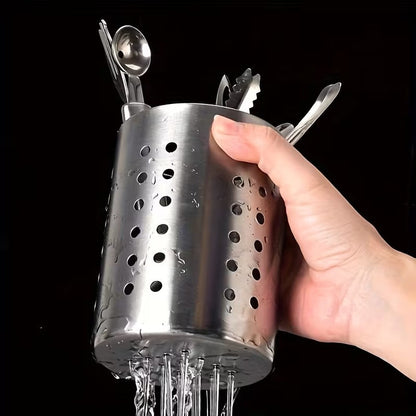 2PC Stainless Steel Cutlery Storage Organizer