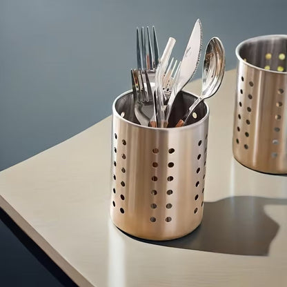 2PC Stainless Steel Cutlery Storage Organizer