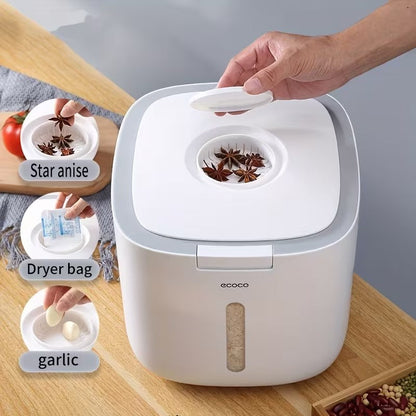 PREMIUM 10 KG MOISTURE-PROOF RICE & FLOUR STORAGE CONTAINER
