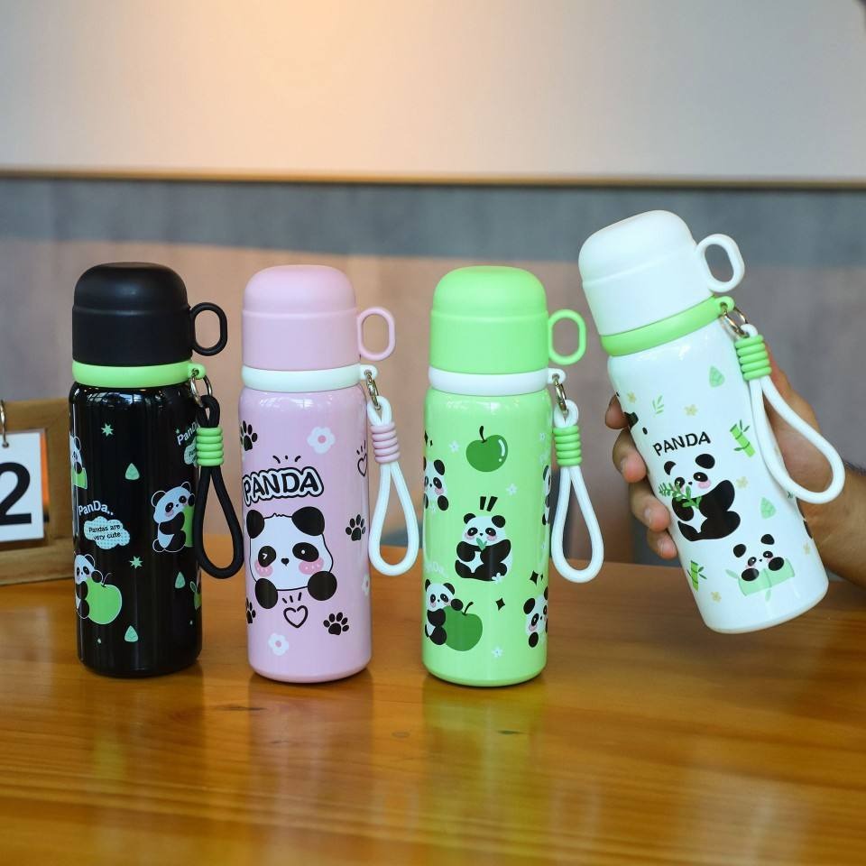 PANDA 550ML STAINLESS STEEL THERMOS CUP