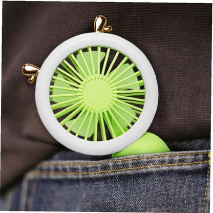 Strong Wind Handheld Fan With Light