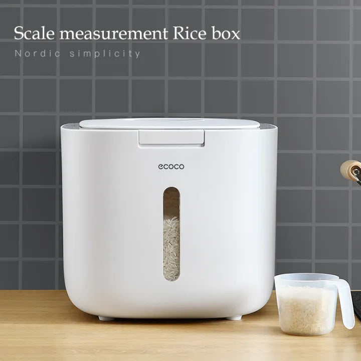 PREMIUM 10 KG MOISTURE-PROOF RICE & FLOUR STORAGE CONTAINER