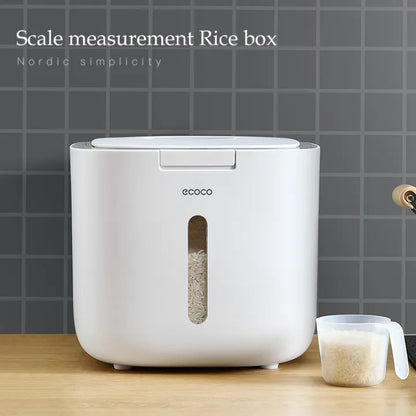 PREMIUM 10 KG MOISTURE-PROOF RICE & FLOUR STORAGE CONTAINER