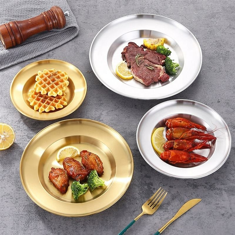 Juliana Style Luxury Golden Plate