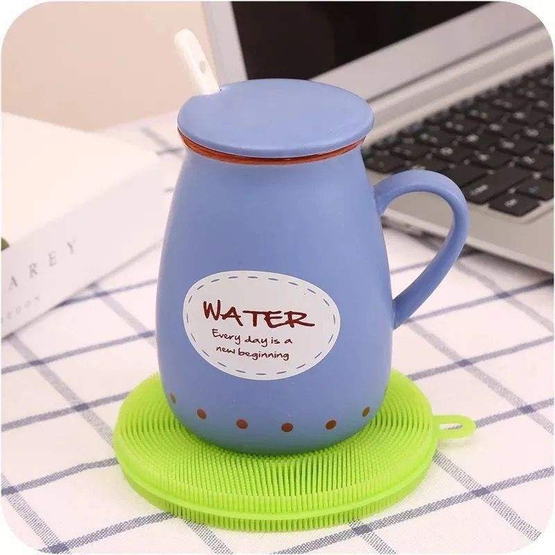 3Pcs Silicone Sponge Dish Washing Kitchen Scrubber