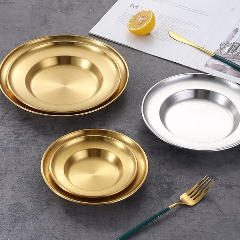 Juliana Style Luxury Golden Plate