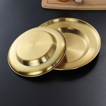 Juliana Style Luxury Golden Plate