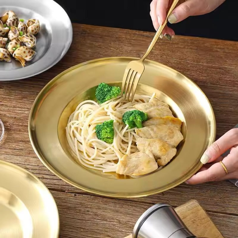 Juliana Style Luxury Golden Plate