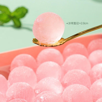 Plastic Reusable Flexible Round Ice Cube Trays