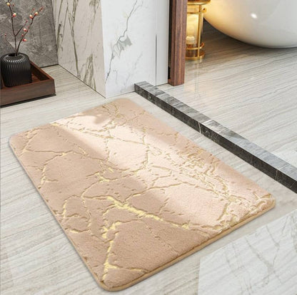 Premium Anti-Slip Marble Bathroom Mat (50x80)