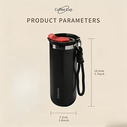 550ML Stainless Steel Insulated Cup with Lid Portable Coffee Cups