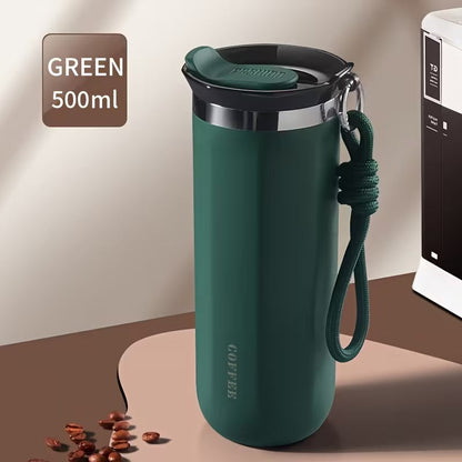 550ML Stainless Steel Insulated Cup with Lid Portable Coffee Cups