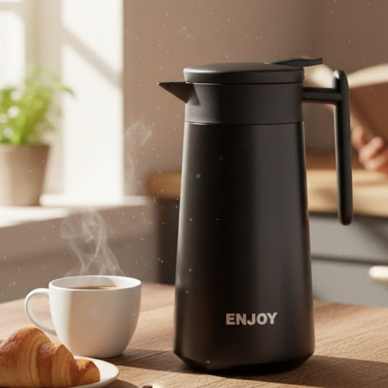 880ml Double Walled Stainless Steel Insulation Kettle