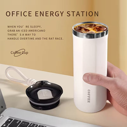 550ML Stainless Steel Insulated Cup with Lid Portable Coffee Cups