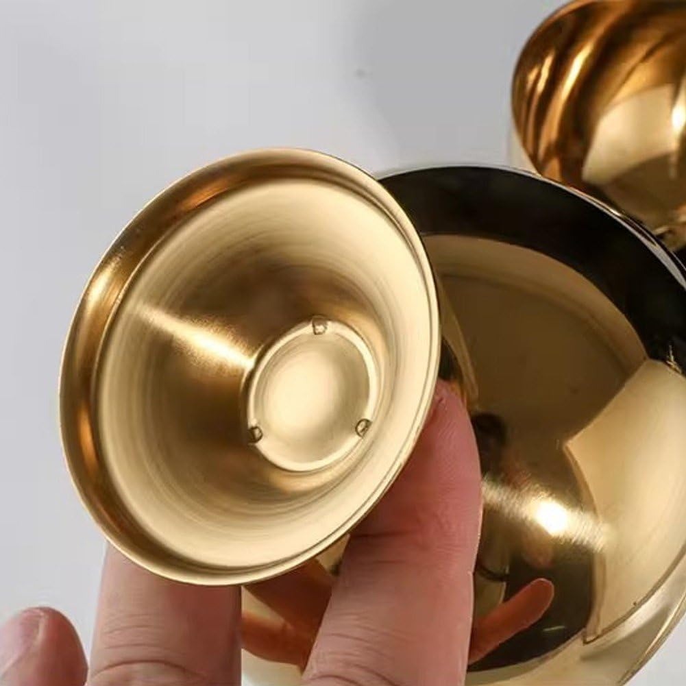 Golden Ice Cream Bowl, Stainless Steel Ice Cream Cup, Stainless Steel Ice Bucket For Outdoor