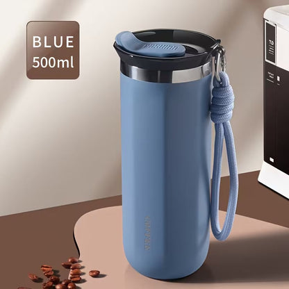 550ML Stainless Steel Insulated Cup with Lid Portable Coffee Cups