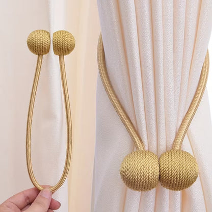 2PCs Magnetic Curtain Tiebacks