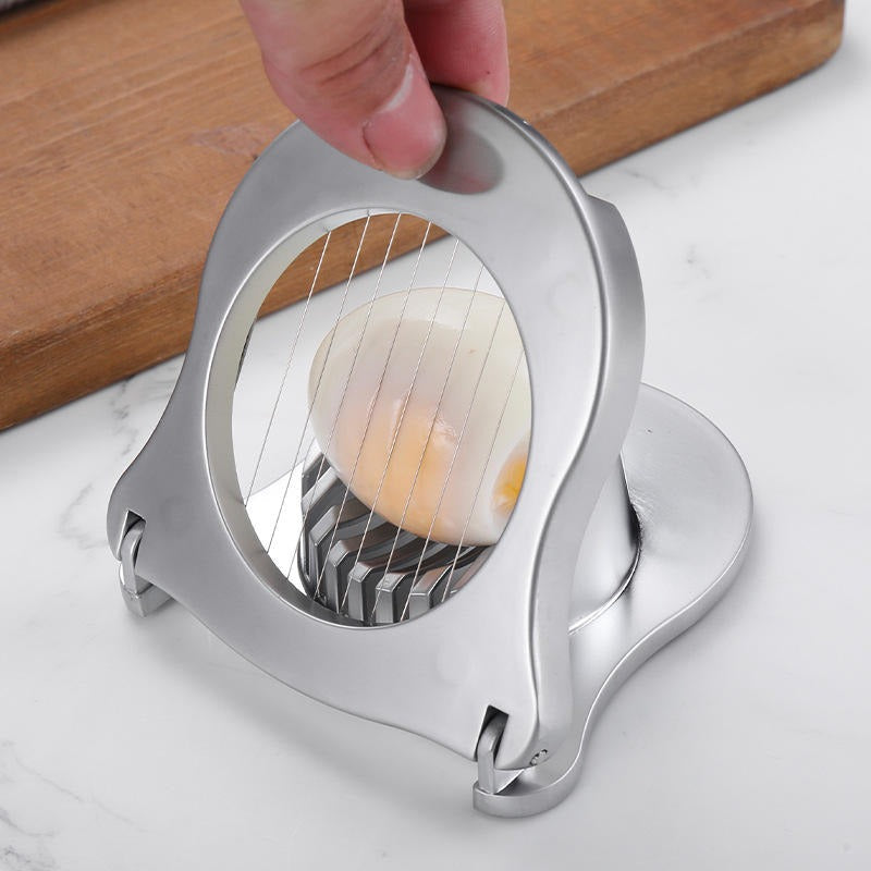 SHENGYA Stainless Steel Boiled Egg Cutter Slicer
