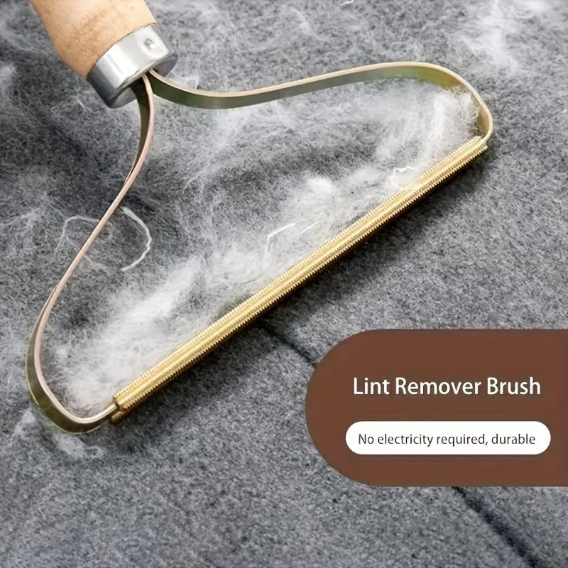 Portable Lint Remover Clothes Fuzz Fabric Shaver Brush
