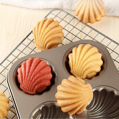 Non Stick Flower Cupcake Tray 6 Cavity