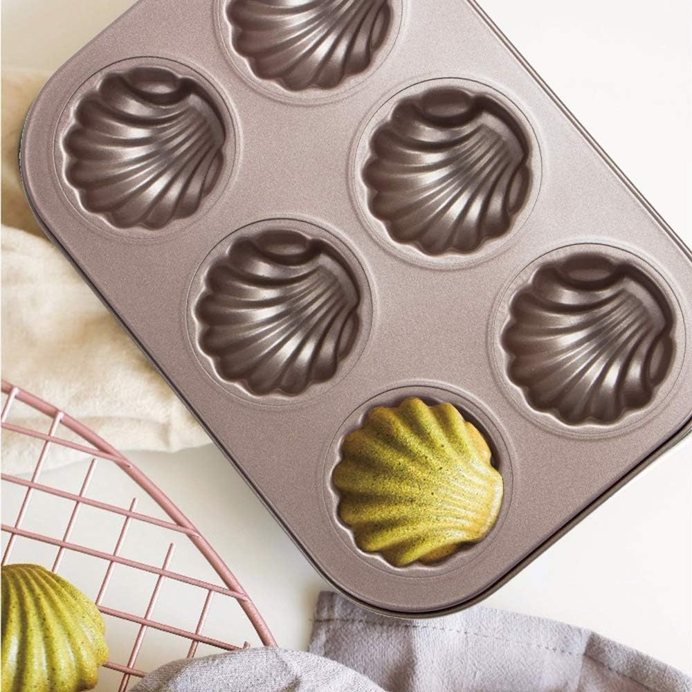 Non Stick Flower Cupcake Tray 6 Cavity