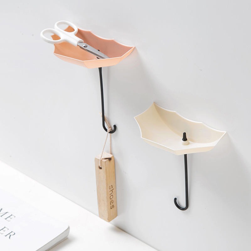 Pack of 3 Umbrella Shape Wall Hooks