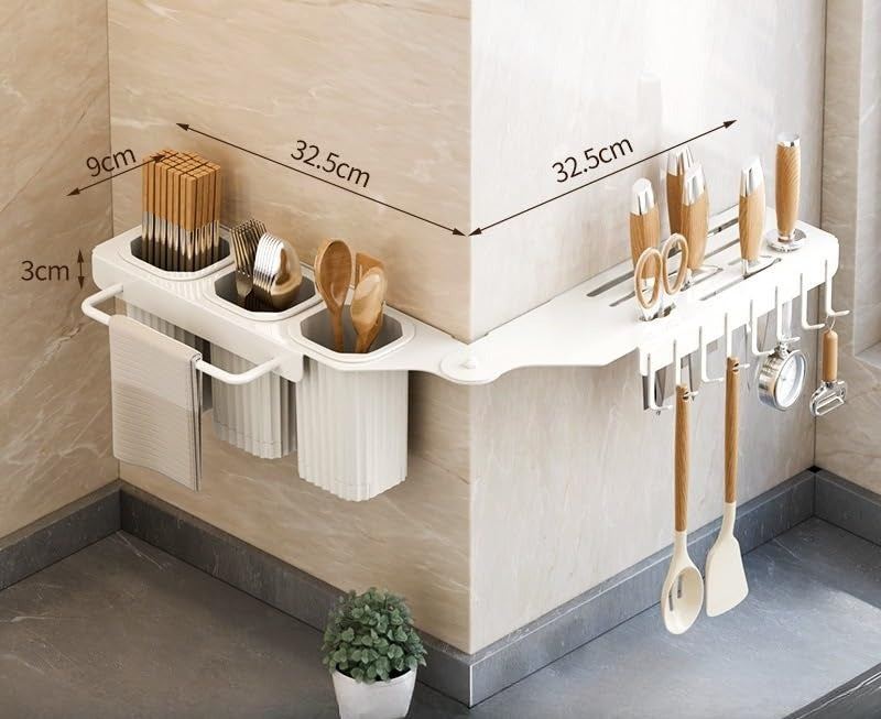 Luxury Over-the-Sink Kitchen Organizer Rack Multi-Function Utensil & Storage Holder