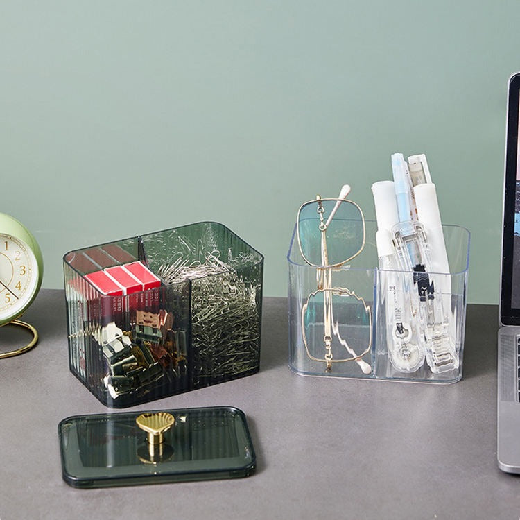 Cotton Bud Holder & Makeup Organizer Box