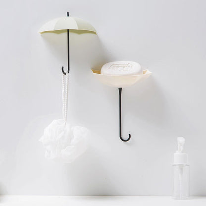 Pack of 3 Umbrella Shape Wall Hooks