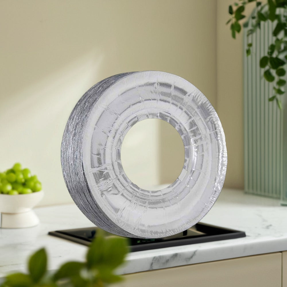 (Pack of 10) Aluminum Foil Gas Stove Burner Covers