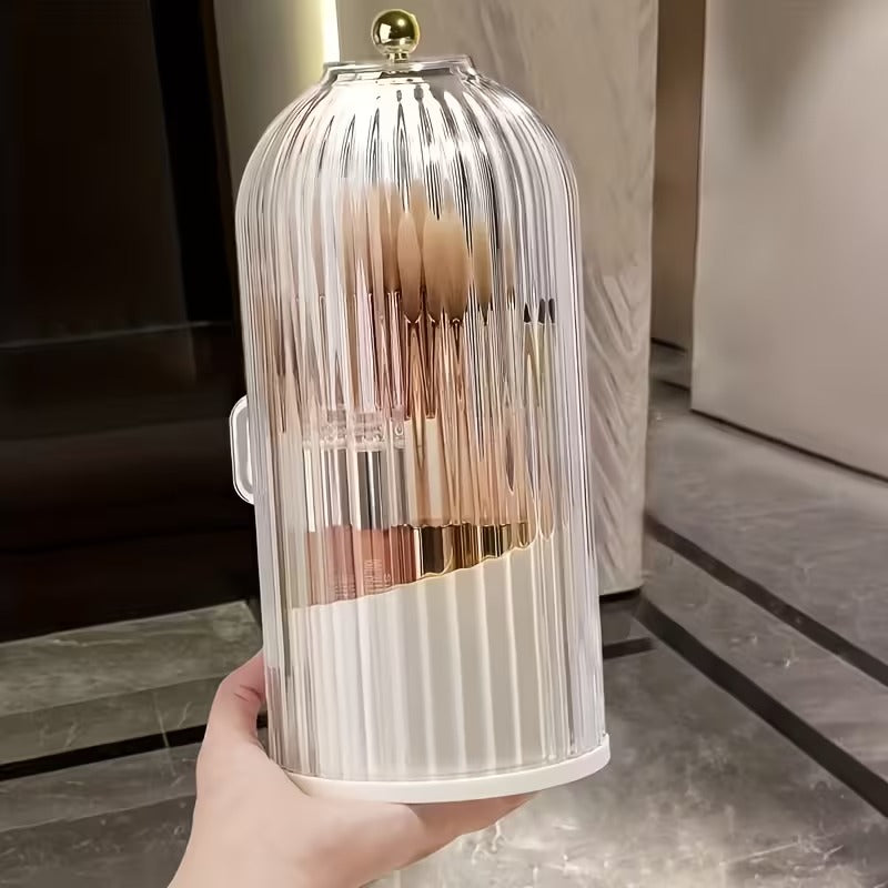 Luxury Rotating Makeup Brush Holder