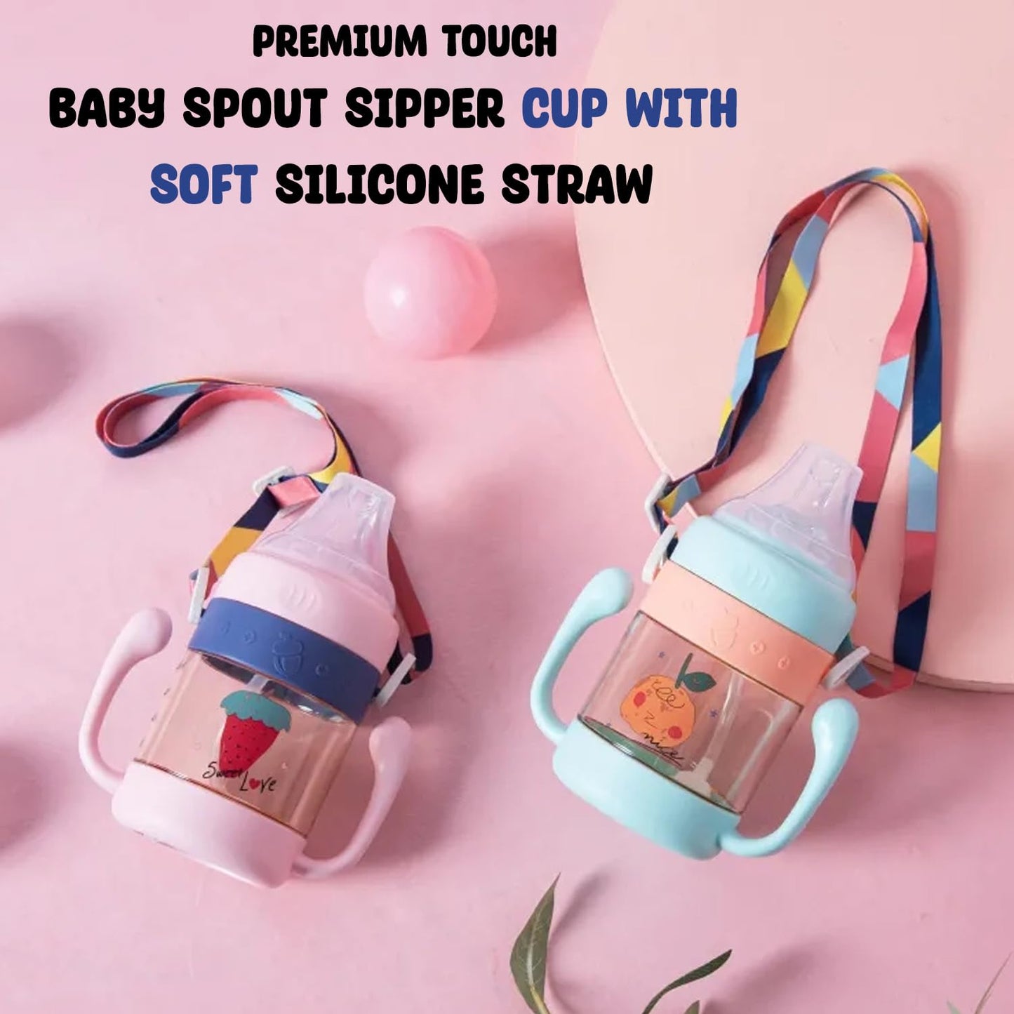 Cute Design in Sipper Water Bottle for Baby Kids
