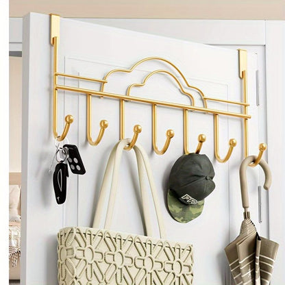 Gold Over-the-Door Hooks Behind Door Hooks for Clothes