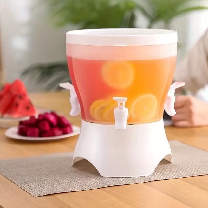 360° ROTATING 3-COMPARTMENT BEVERAGE DISPENSER WITH SPIGOTS