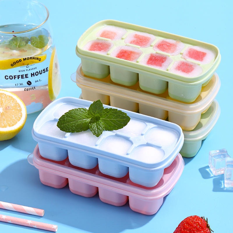 8 GRID SILICONE ICE TRAY
