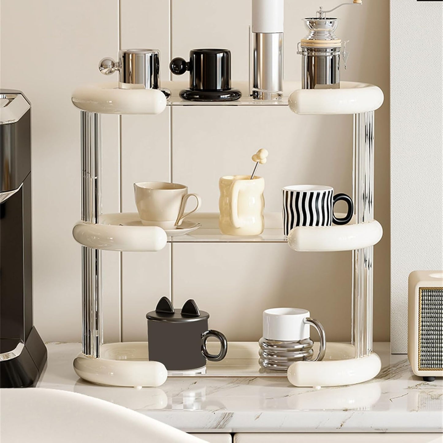 3 Layer Multi-Layers Perfume And Cosmetic Stand