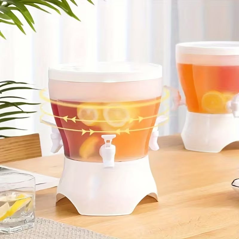 360° ROTATING 3-COMPARTMENT BEVERAGE DISPENSER WITH SPIGOTS